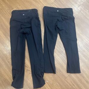 Lululemon legging/Crop size 4